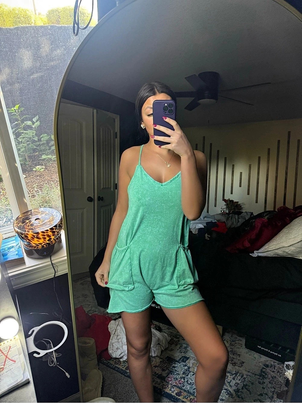 Movement Hot Shot Romper Green - Picture 7 of 9